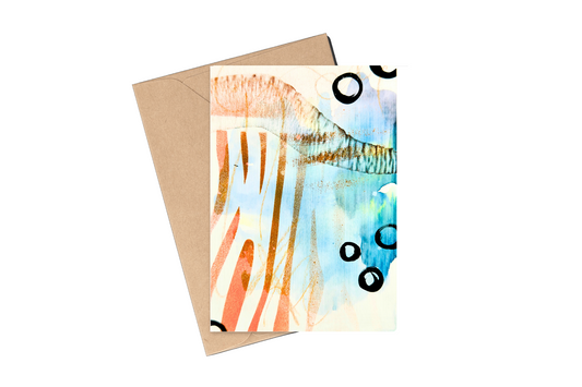 Diving In Greeting Card